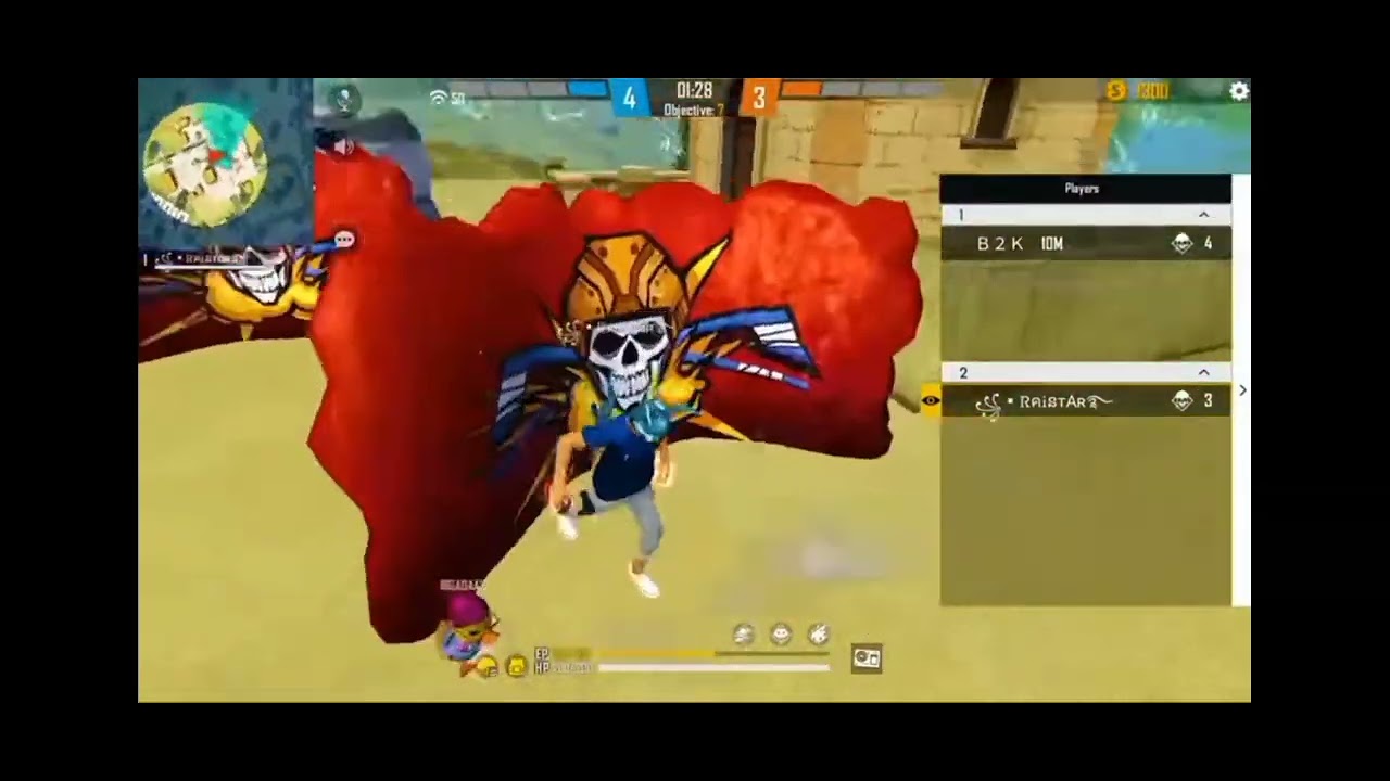 B2K vs RAISTAR 1v1 plz support me @RIGADAFF #short #viral