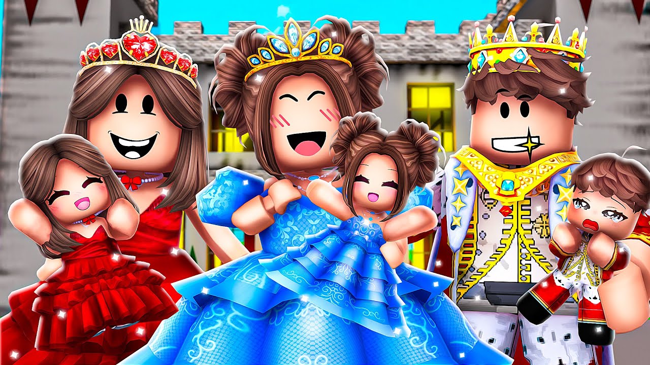 Мы создали свою собственную КОРОЛЕВСКУЮ СЕМЬЮ в Roblox Brookhaven!!
