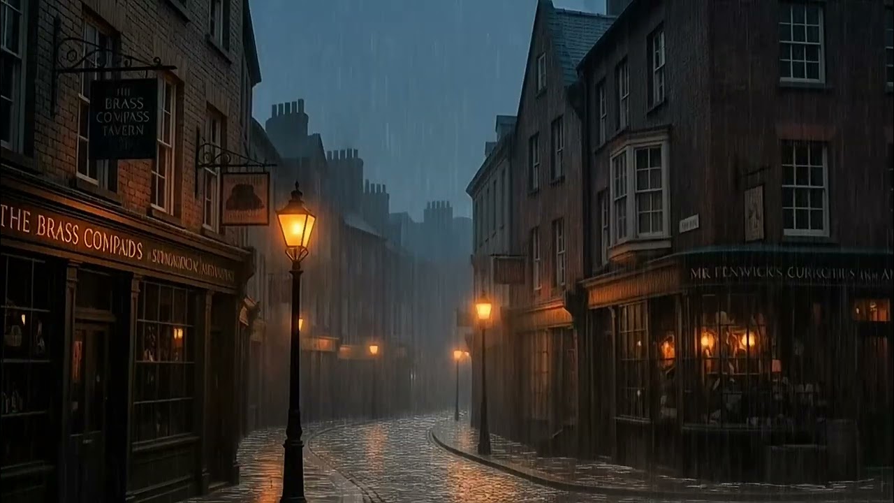 Steady City Rain on Quiet Streets 🌧️ | 8 Hours Calm Sleep Ambience