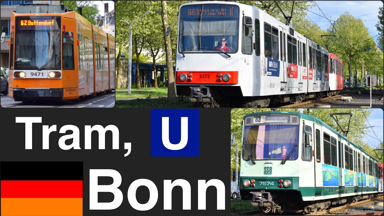U Bahn, Tram in Bonn / Germany