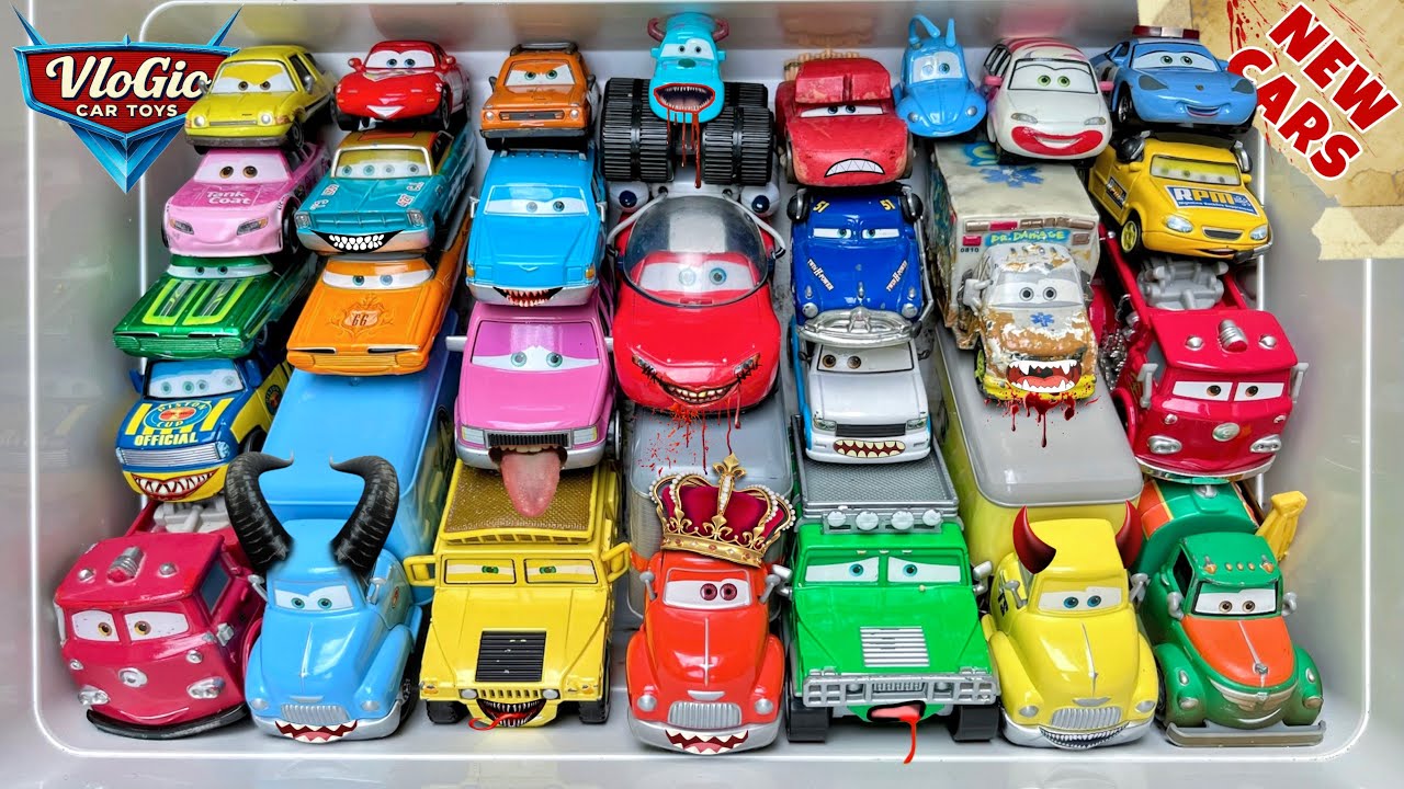 Disney Pixar Cars Unboxing Review | Lightning McQueen, Tow Mater, Doc Hudson, Sally Carrera, Cruz