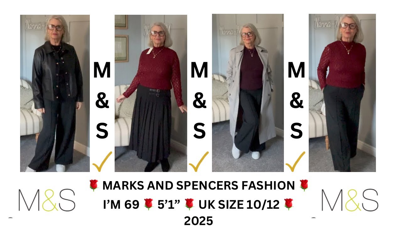 M&S Haul & Try On | Элегантные повседневные и нарядные образы для женщин старше 50, 60, 70 лет ❤️