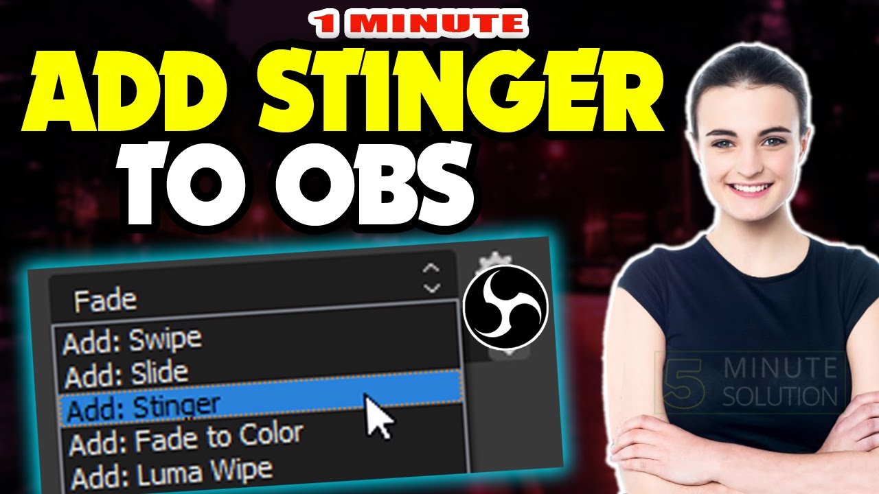 How to add stinger to obs 2024 (Quick & Easy)