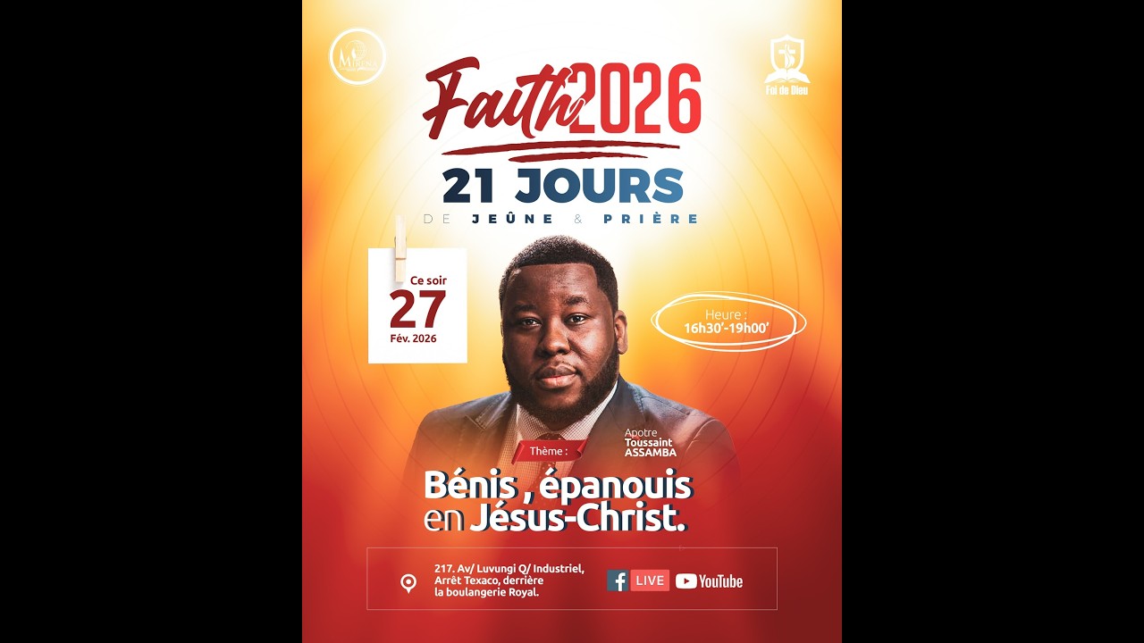 FAITH 2026 - JOUR 12 -  Apôtre Toussaint ASSAMBA