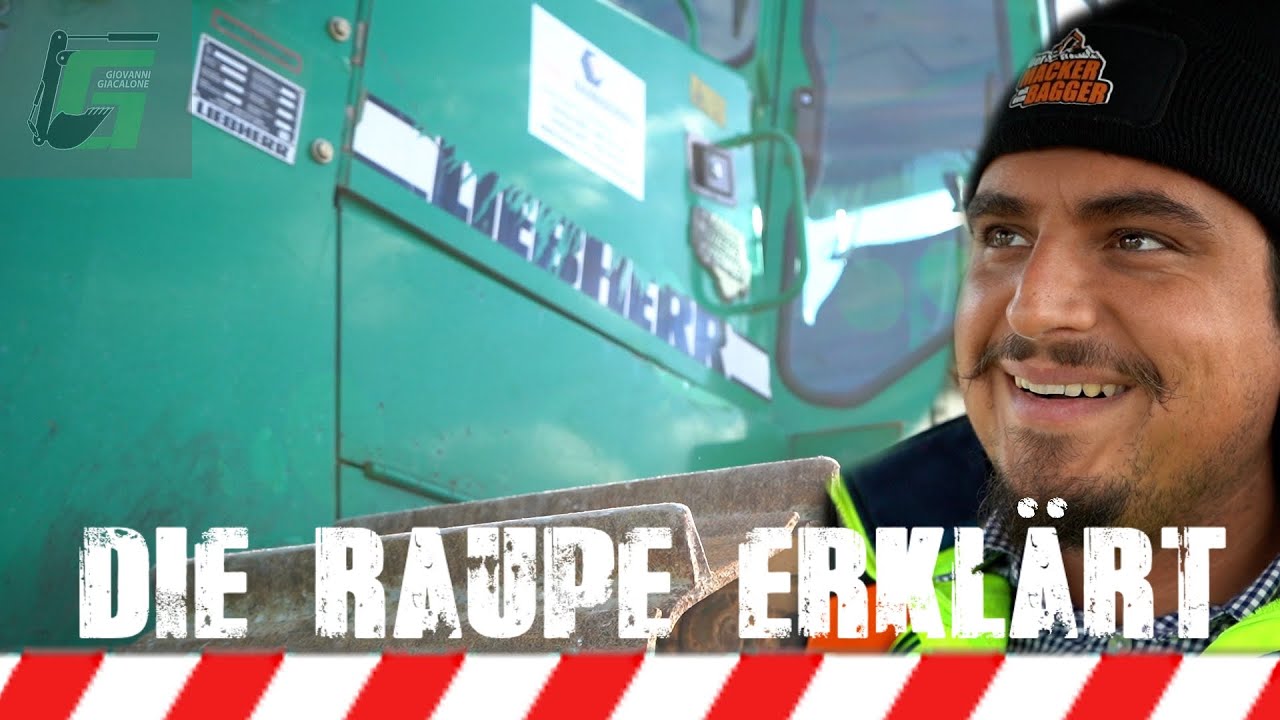 Ey Gio...Wie fährt man Raupe? | Der Macker mit dem Bagger