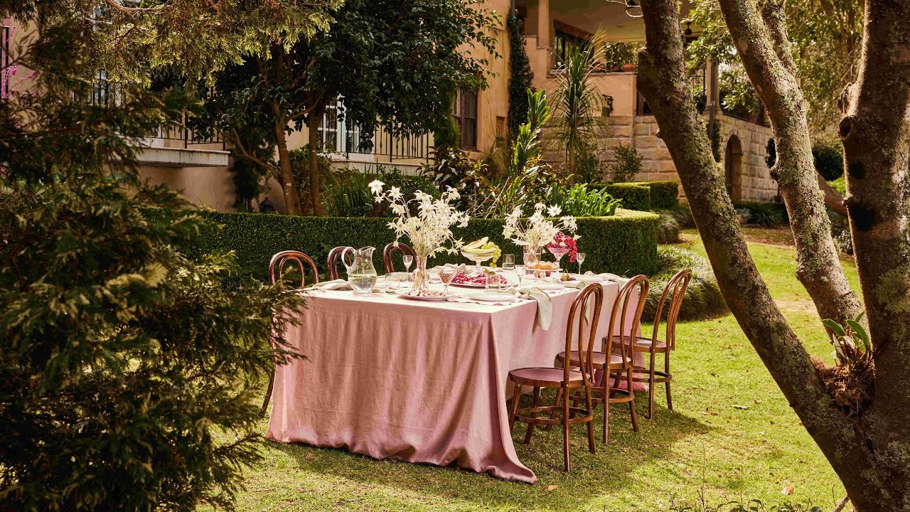Holiday Tableware by Bed Threads.