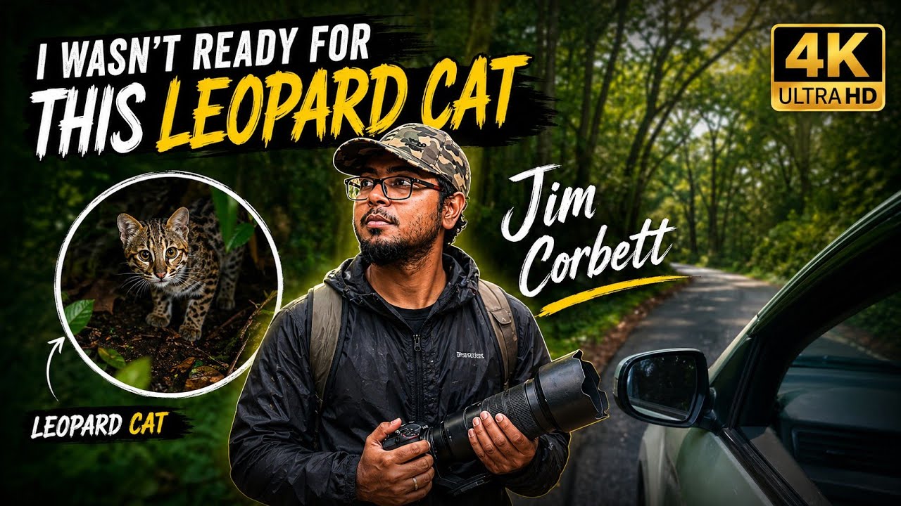 Most unexpected encounter with a RARE Leopard Cat!