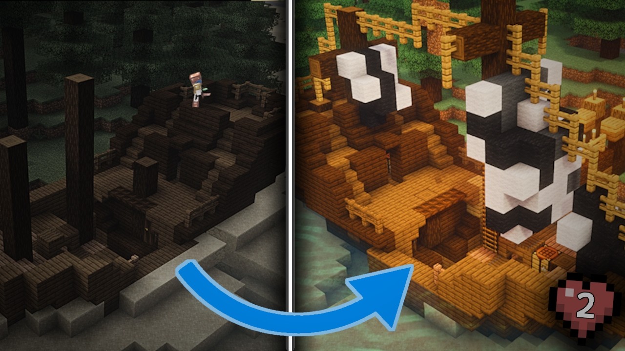 I Turned a Shipwreck into my Base!
