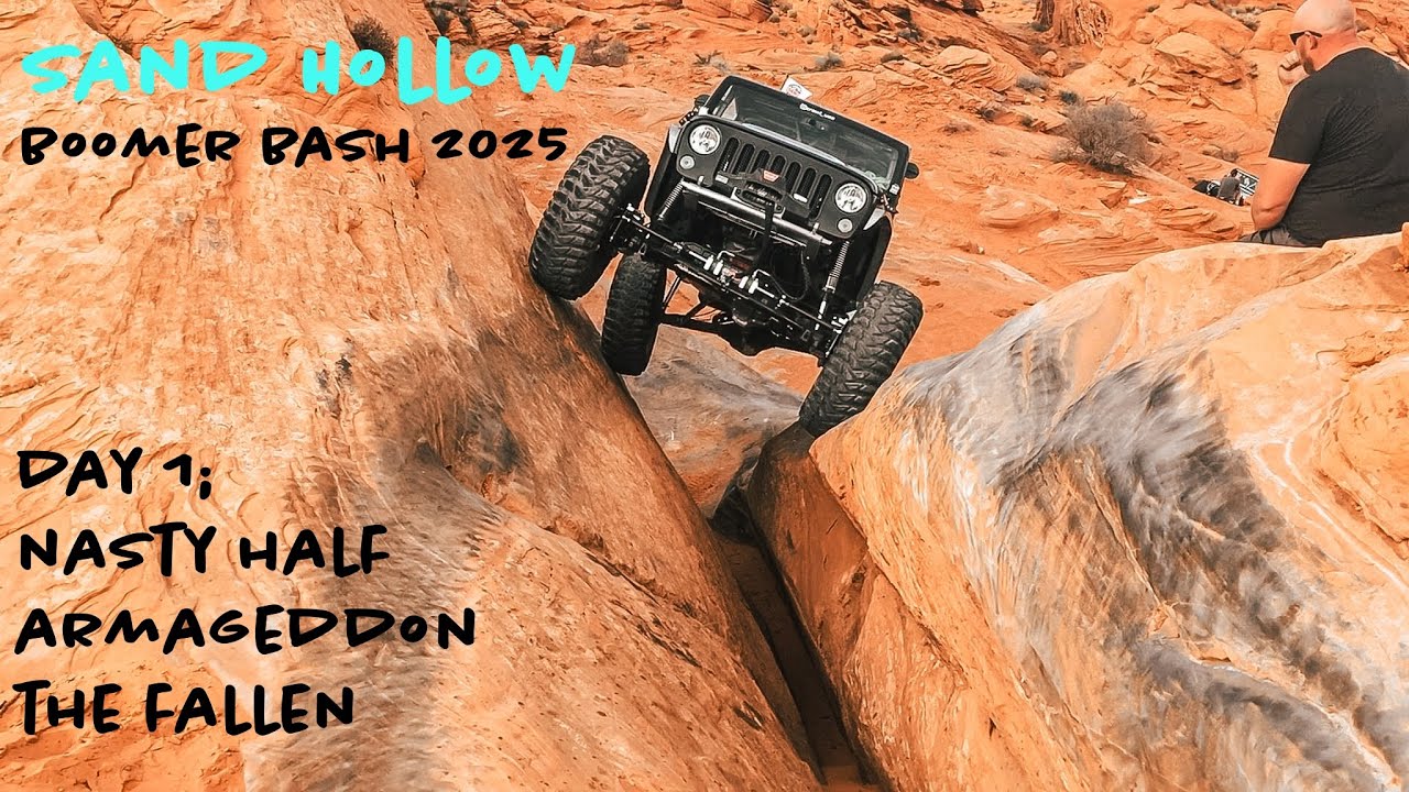 Sand Hollow Rock Crawling - Boomer Bash 2025 Day 1 Highlights: Nasty Half, Armageddon, The Fallen
