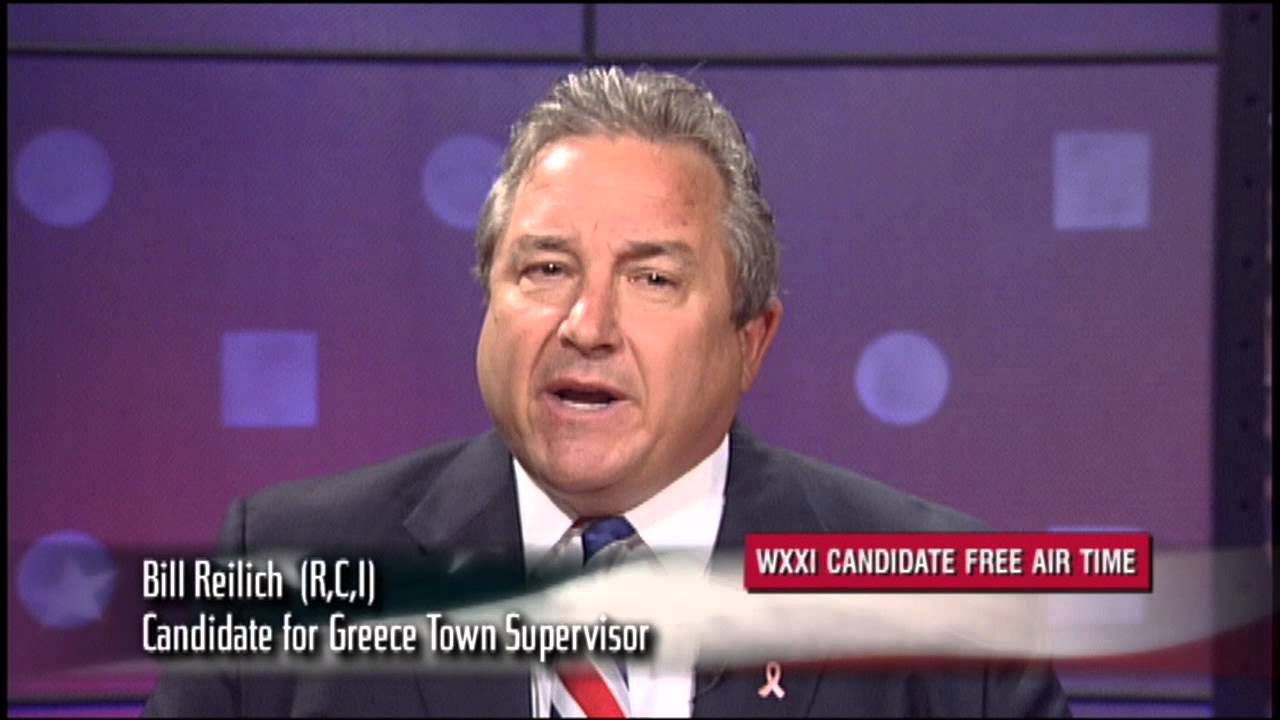 Bill Reilich (R,C,I), Candidate for Greece Town Supervisor