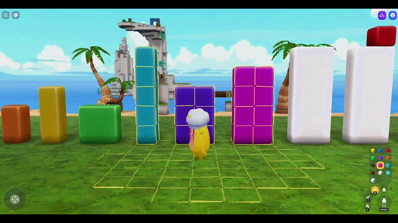 Lev Builds Epic Block Walls in Dojo Islands!