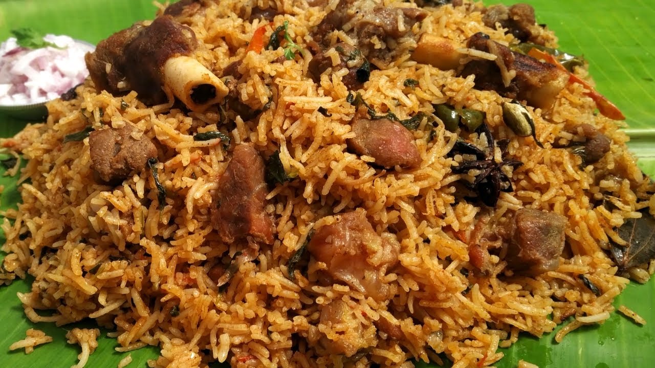 பாய் வீட்டு மட்டன் பிரியாணி குக்கரில் இப்படி செஞ்சி அசத்துங்க/Mutton Biryani Muslim Style in Tamil