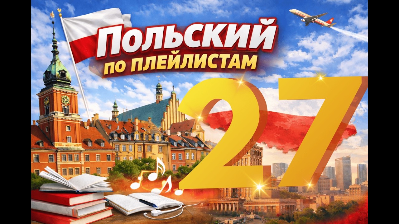ПОЛЬСКИЙ ПО ПЛЕЙЛИСТАМ. УРОКИ ПОЛЬСКОГО ЯЗЫКА. УРОК 27