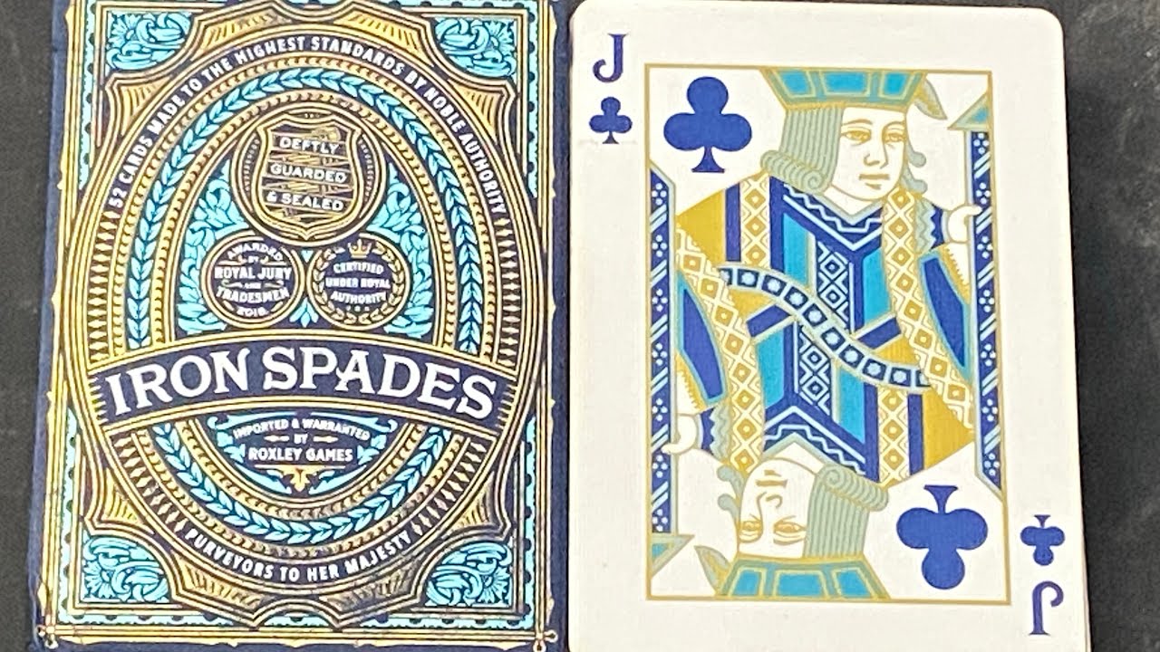 Playing Card Deck Review:  Iron Spades by Roxley Games and Chad Michael Studio