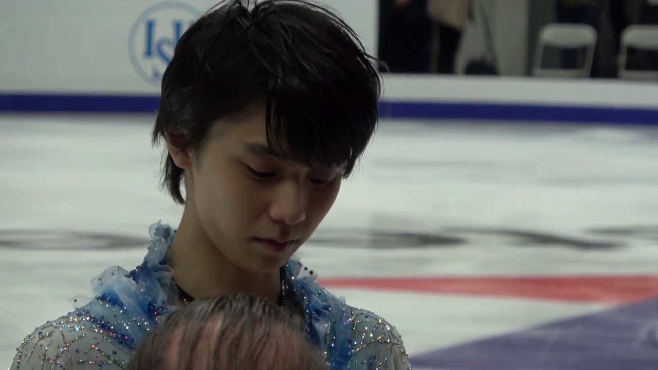 Yuzuru Hanyu 2018 Rostelecom Cup SP pre-skate