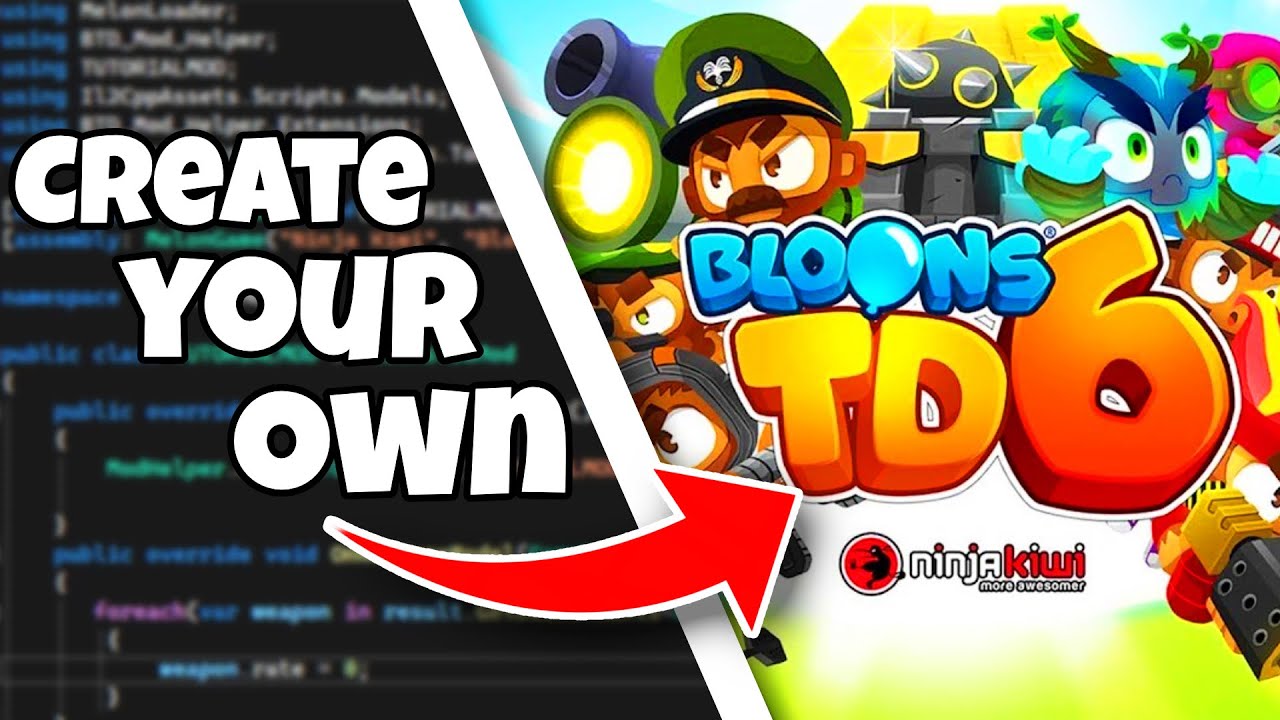 How to MAKE your own Mods for BTD6 (Getting Started)