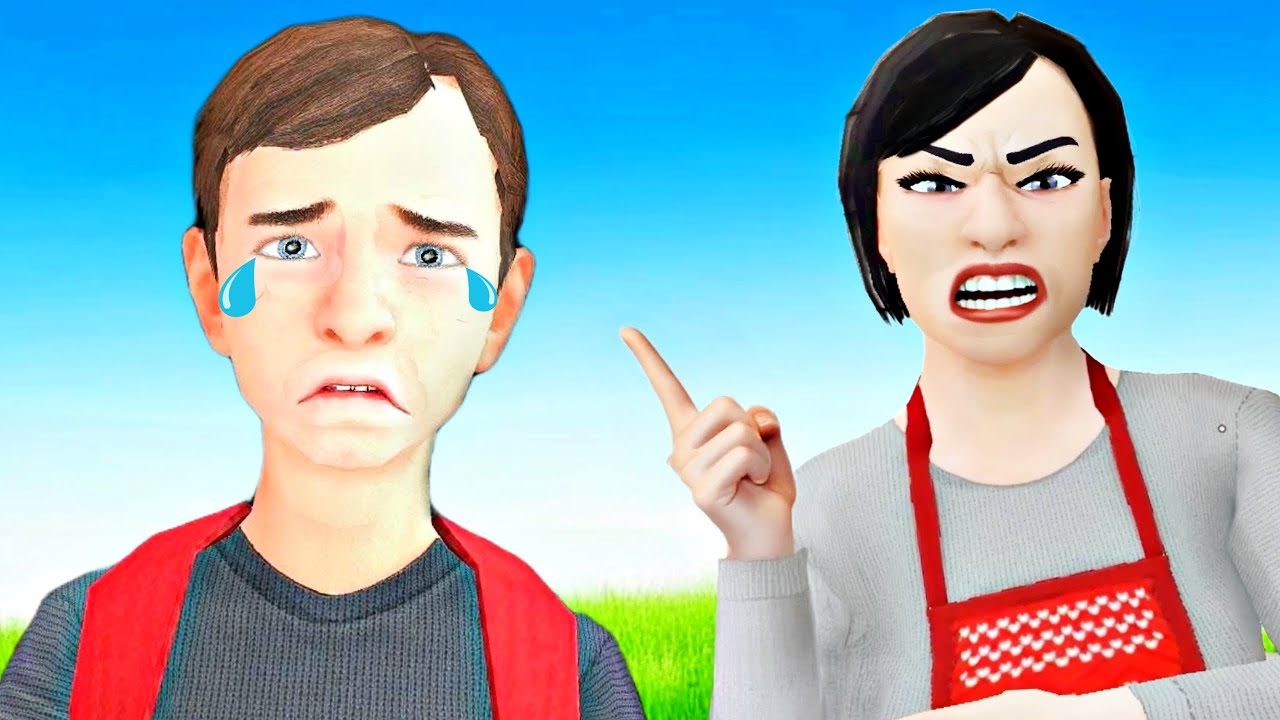 เกมเเม่ตีตูด !!! หนีออกจากบ้าน...ไปเล่นกับเพื่อน 555+ | Shcool boy runaway