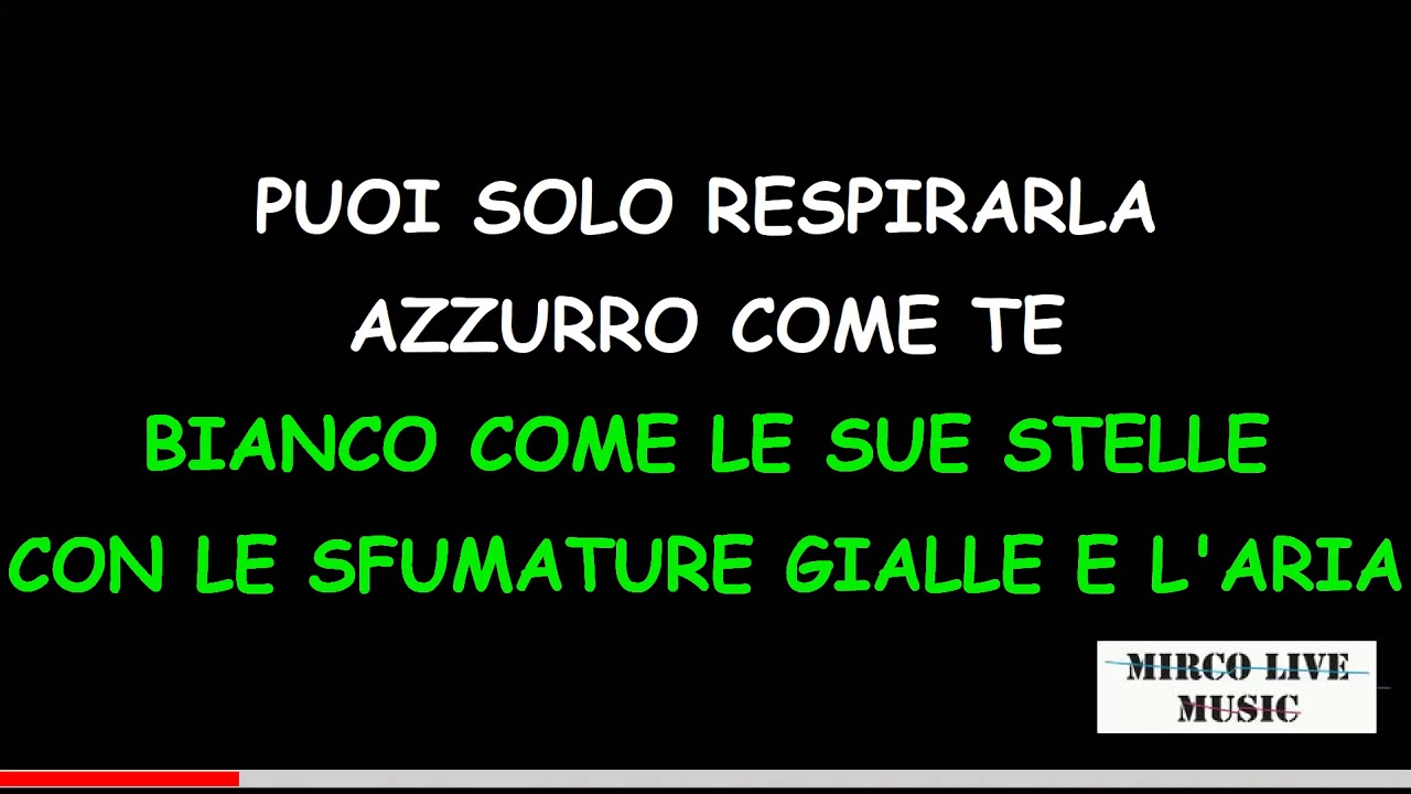 MODA' - COME UN PITTORE ( KARAOKE )
