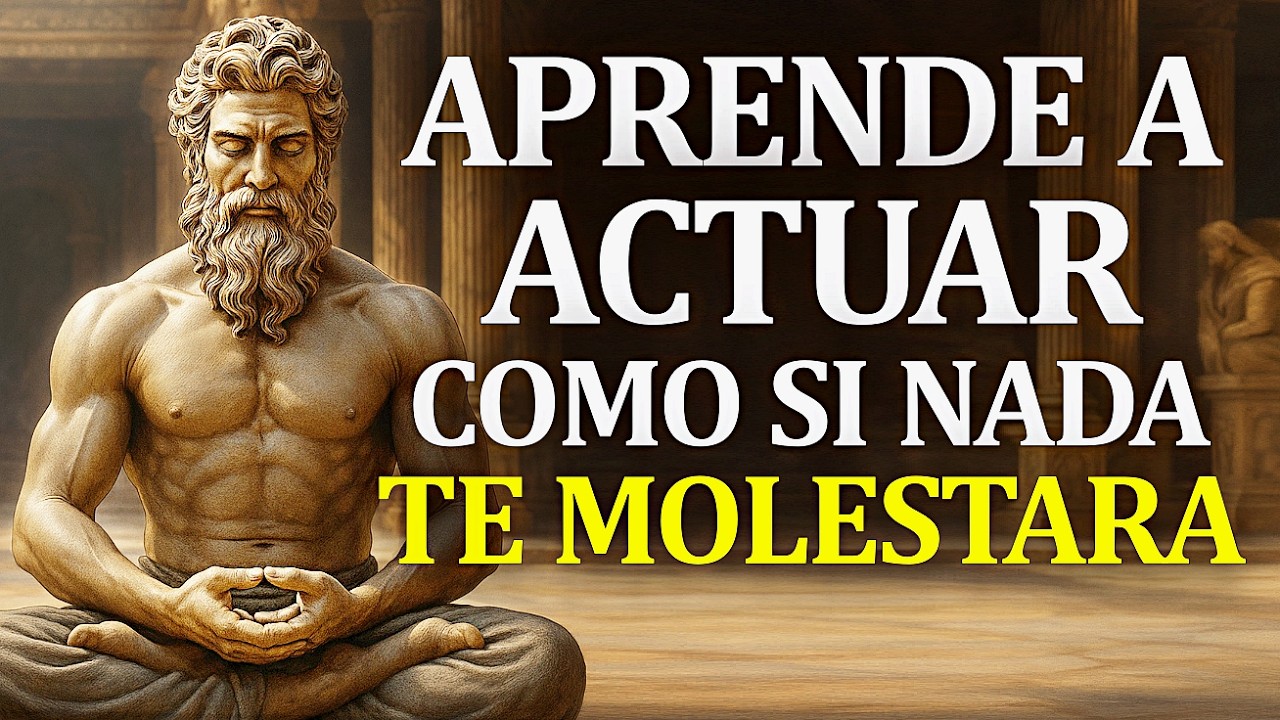 APRENDE A ACTUAR COMO SI NADA REALMENTE TE MOLESTARA - SABIDUR&Iacute;A ESTOICA