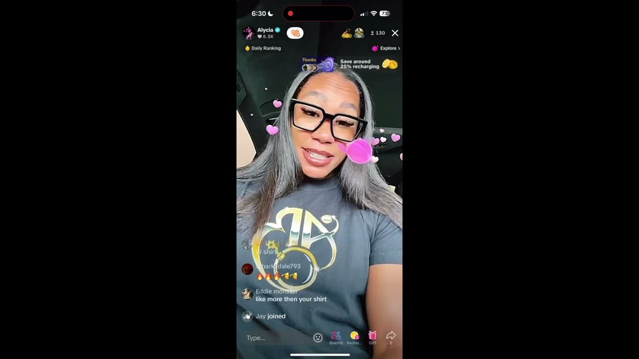 Alycia Baumgardner - TikTok Live - 8/20/25
