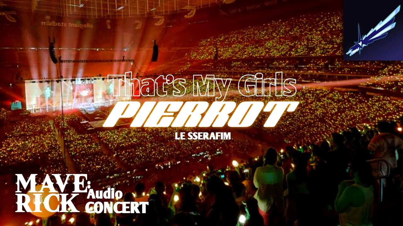 LE SSERAFIM - 'PIERROT' | CONCERT AUDIO EFFECT 𝐖𝐢𝐭𝐡 𝐅𝐚𝐧𝐬🗣️ | Lyrics🎙️ #르세라핌 #Pierrot #live