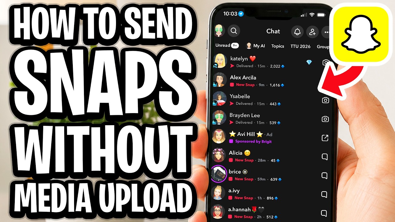 How To Send Snaps Without Media Upload On Snapchat - Full Guide