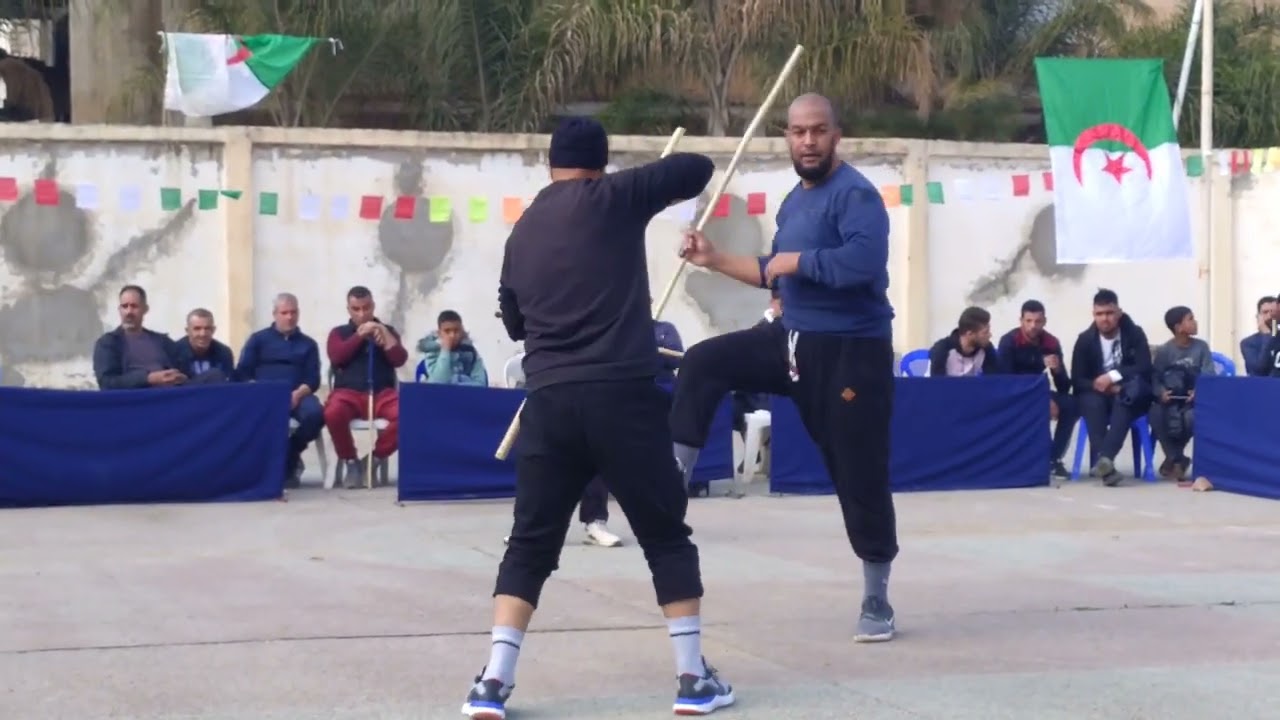 العصا التقليدية من حفل أولاد شبل مع الشيخ أحمد ڨندوز الشيخ الحاج ڨندوز الشيخ عبد الله جلاطة