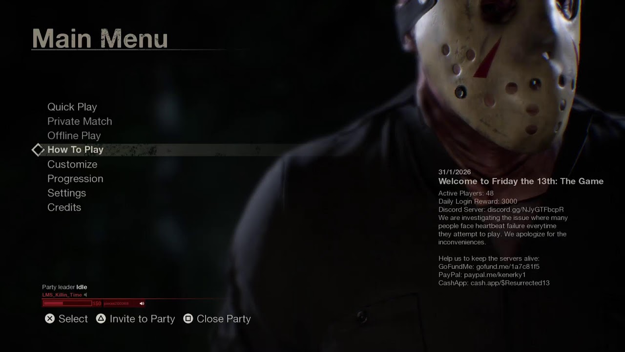 Friday The 13th The Game!! With KillinTime!!!