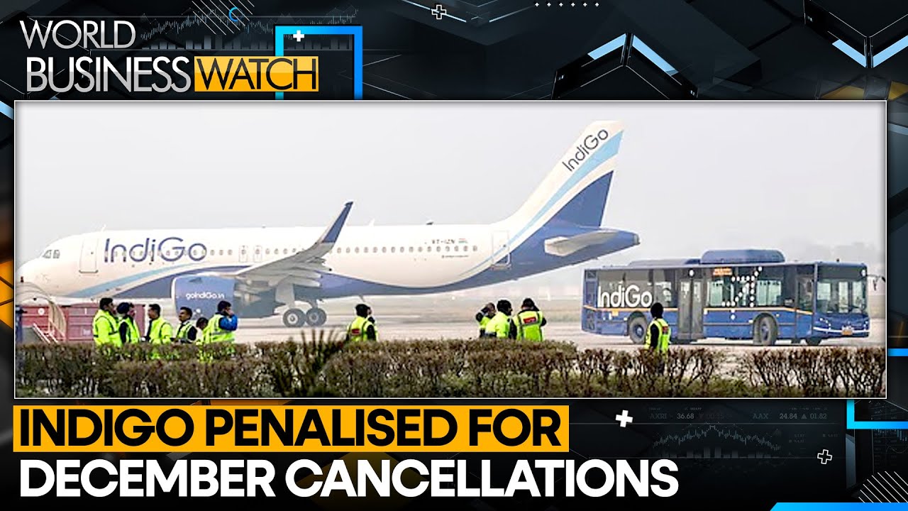 Indigo Fined ₹22.2 Crore for December Flight Chaos | World Business Watch | WION