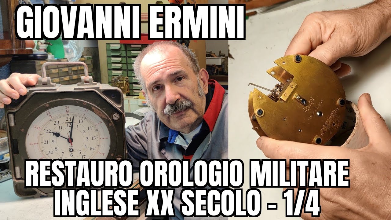 Giovanni Ermini: Riparazione Restauro Orologio Militare Inglese del XX Secolo - 1/4