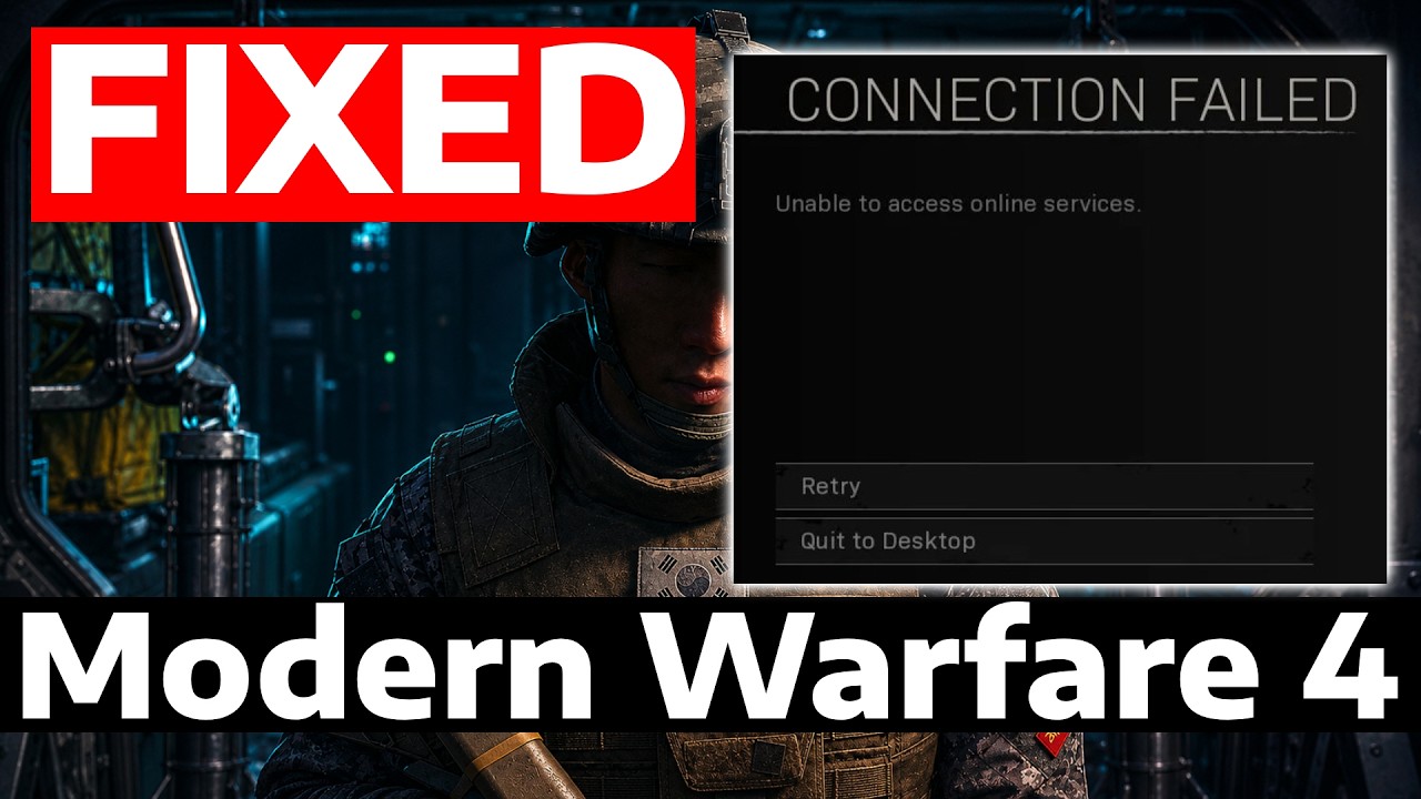 How To Fix Modern Warfare 4 Unable To Access Online Services Error