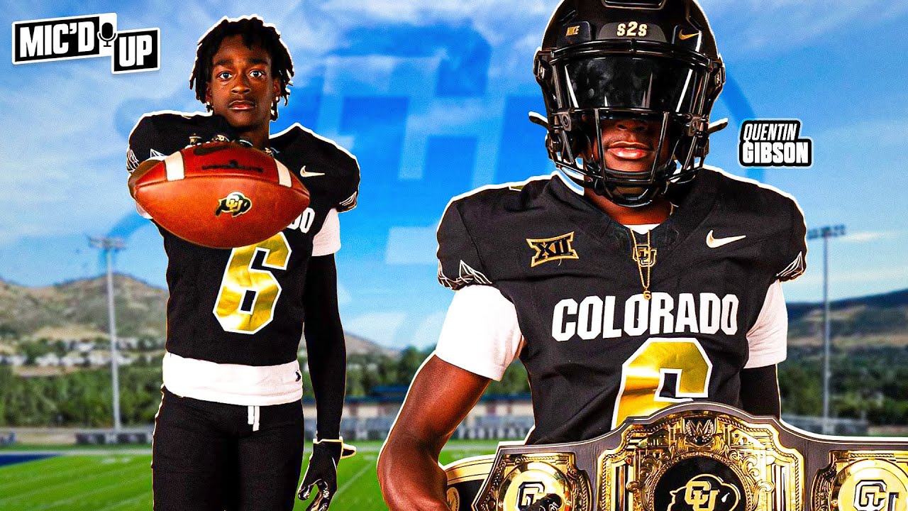 Mic’d Up With Colorado’s FASTEST Receiver QUENTIN GIBSON