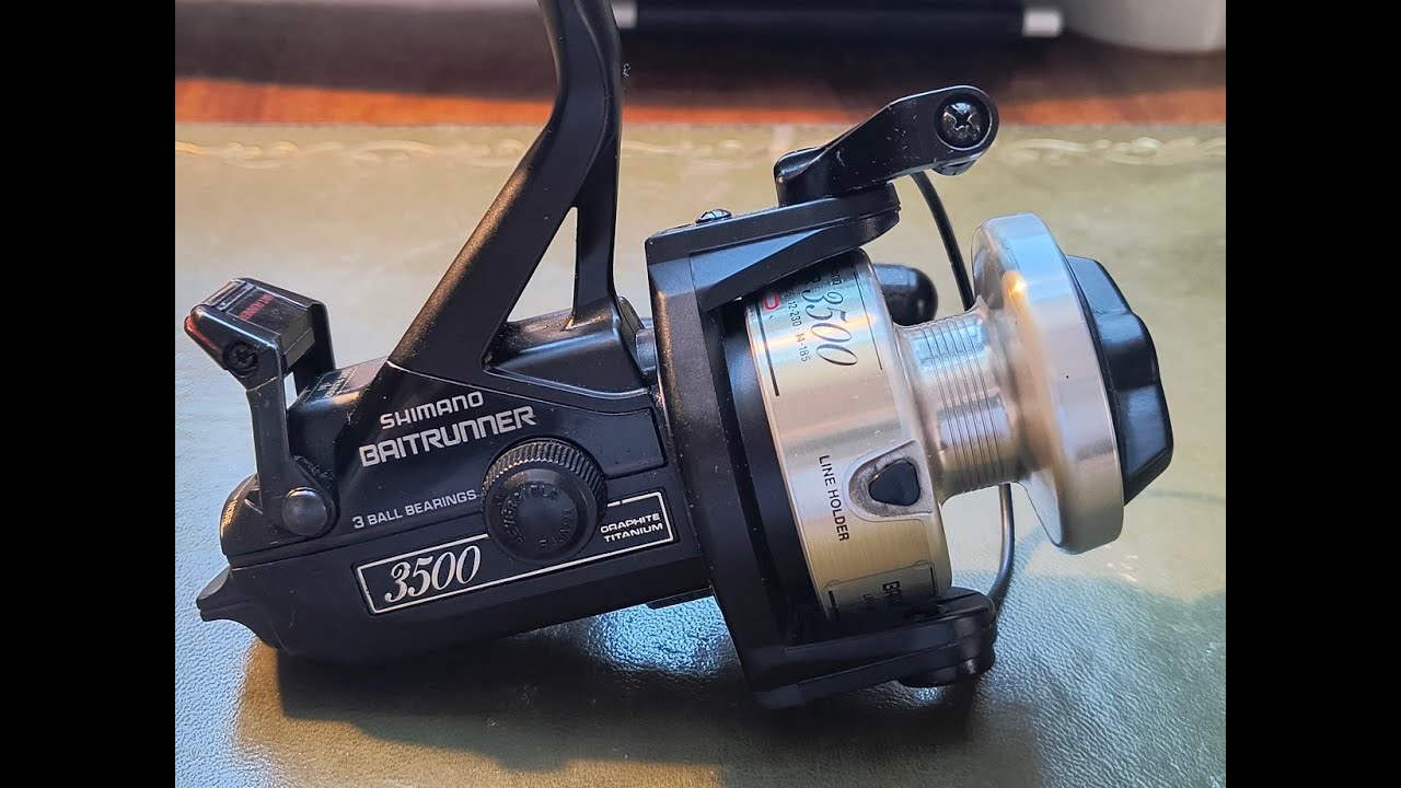 Shimano Baitrunner 3500 B (US-Baitrunner), Freilaufrolle. Wartung und Pflege. Teil 1: Auseinanderbau