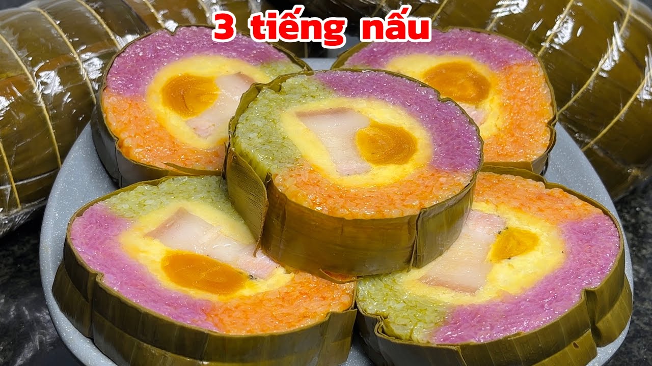 Cách gói bánh tét đặc sản Trà Vinh nhanh dễ Miền nào cũng thích 