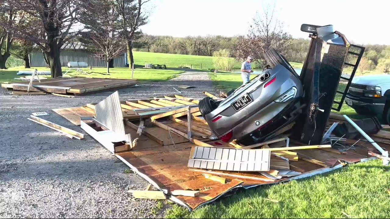 Grinnell Residents Picking Up After Destructive Hail Storm