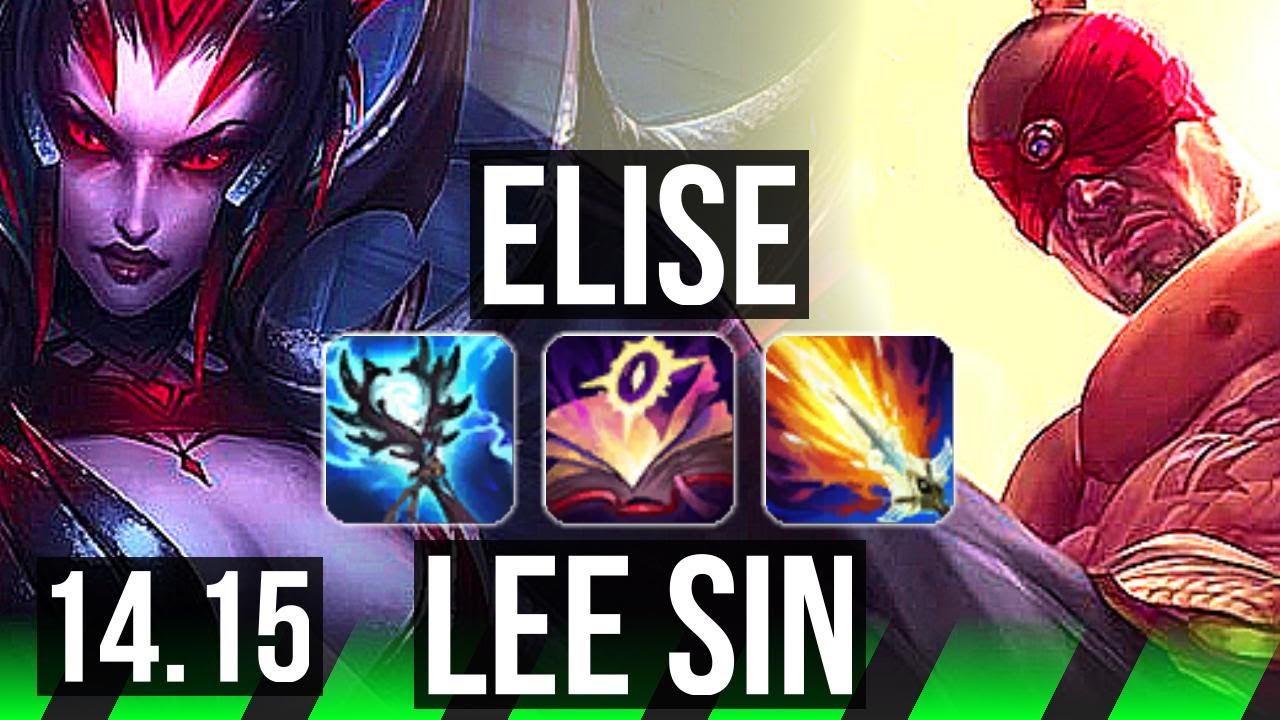ELISE vs LEE SIN (JGL) | Rank 5 Elise, Legendary, 9/2/5 | BR Grandmaster | 14.15