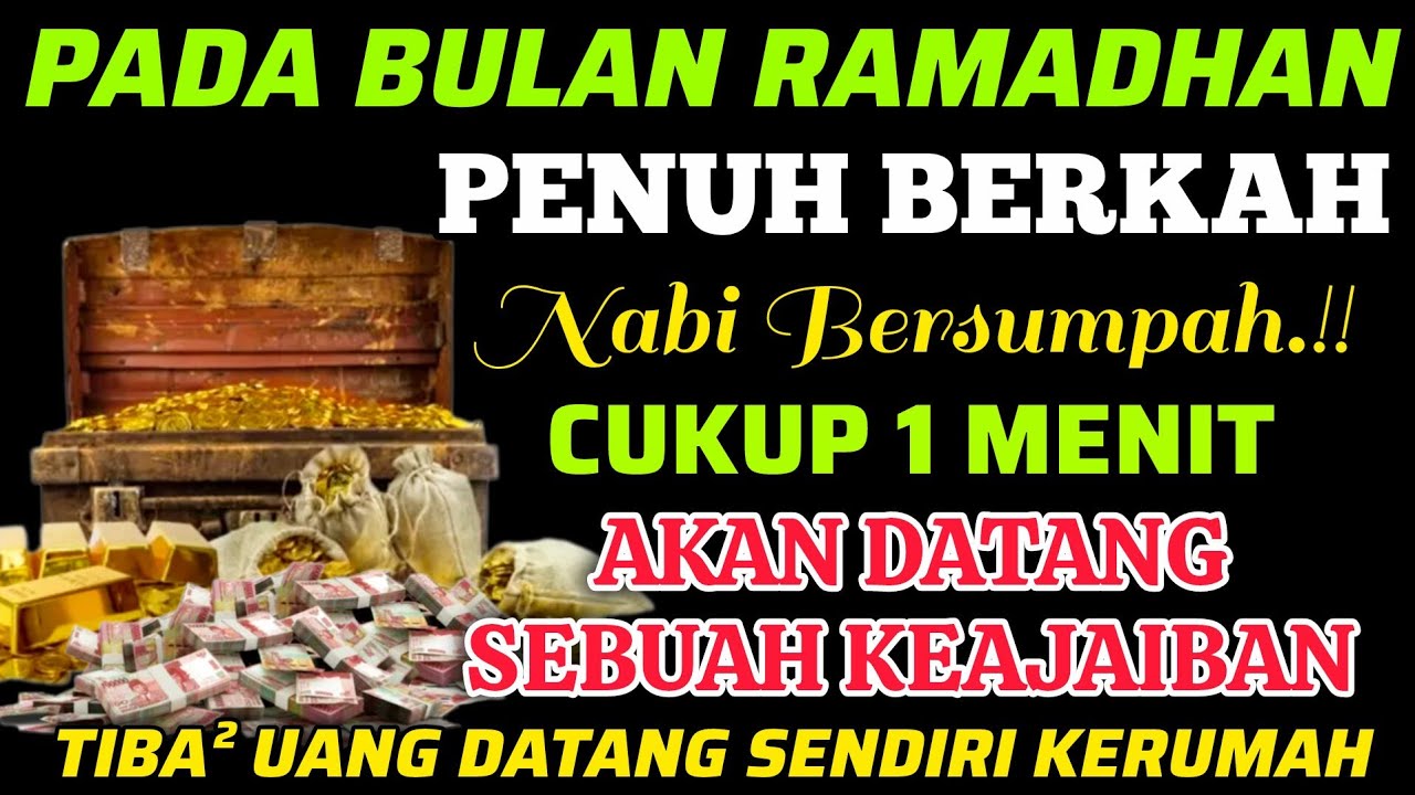 🔴ALHAMDULILLAH🤲 BARU PUTAR SEBENTAR UANG BENAR2 DATANG SENDIRI KERUMAH, DOA KEKAYAAN PALING MUSTAJAB