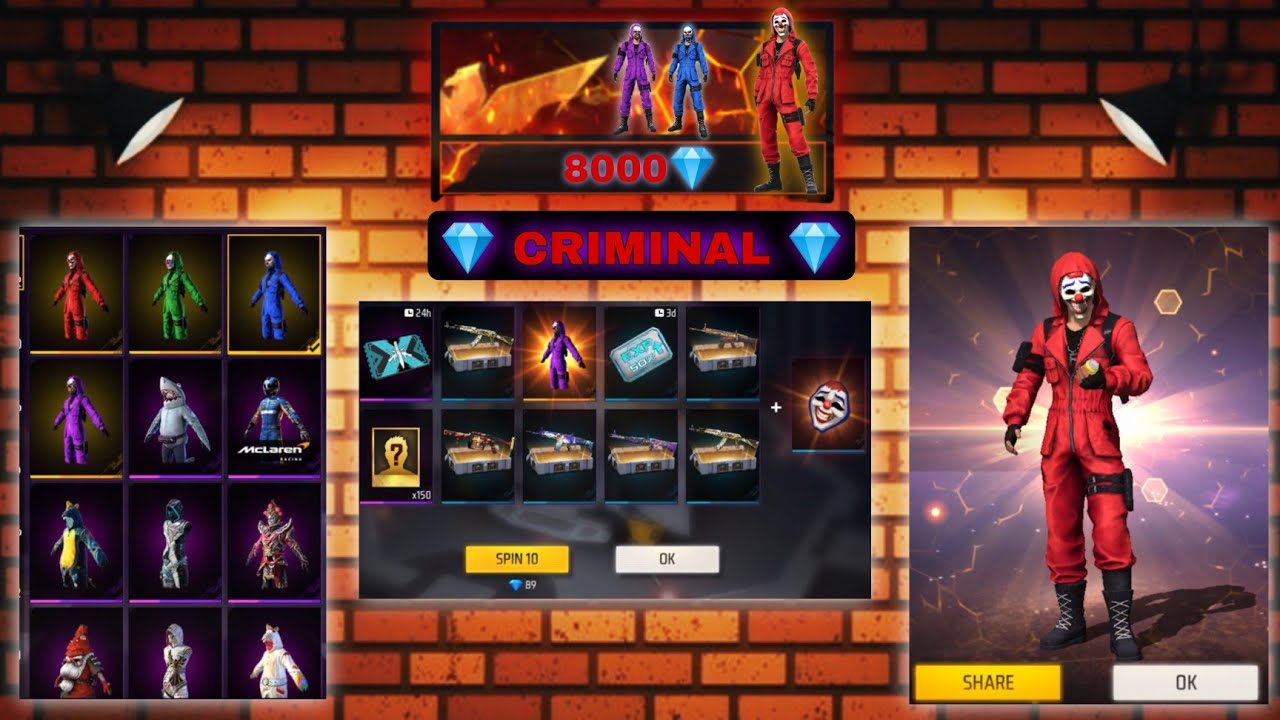 AM LUAT 4 CRIMINALI 😱 8000 DE DIAMANTE TOTAL💸