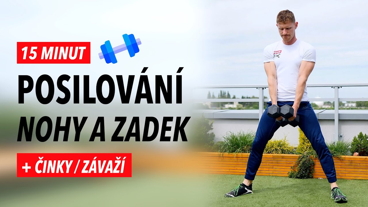 🔥POSILOVÁNÍ NA NOHY💪 l STEHNA+ZADEK l ČINKY A GUMA ✅ LVL 2.0 [15 MIN]