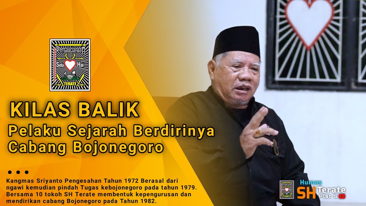 Menapak Jejak Tokoh SH Terate Bojonegoro II Kangmas Sriyanto
