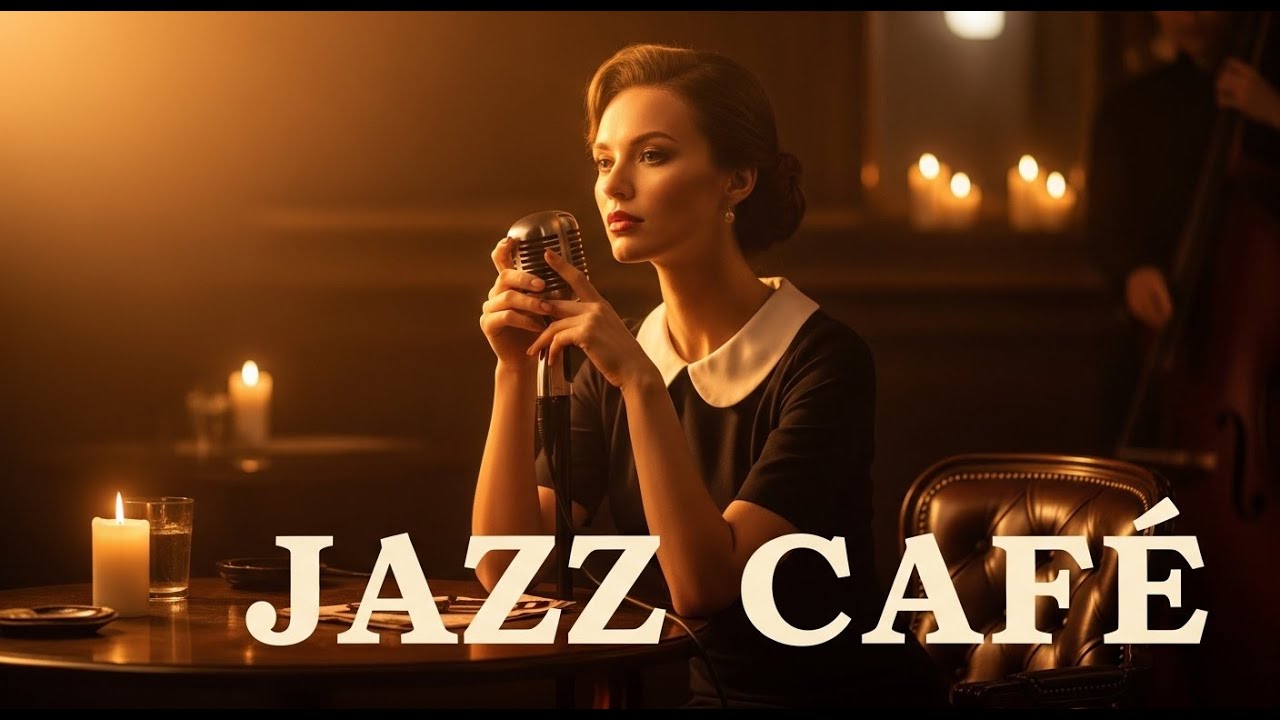 Jazz Cafe Sunset  Smooth Vintage Jazz Lounge Music for Cozy Coffee Shop and Peaceful