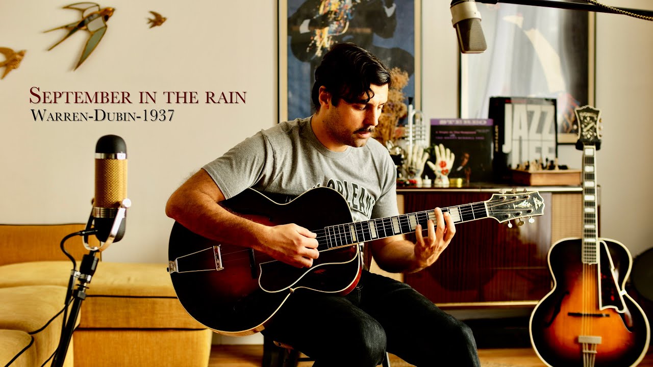 Presenting a 1934 Gibson L 5 and playing September in the rain