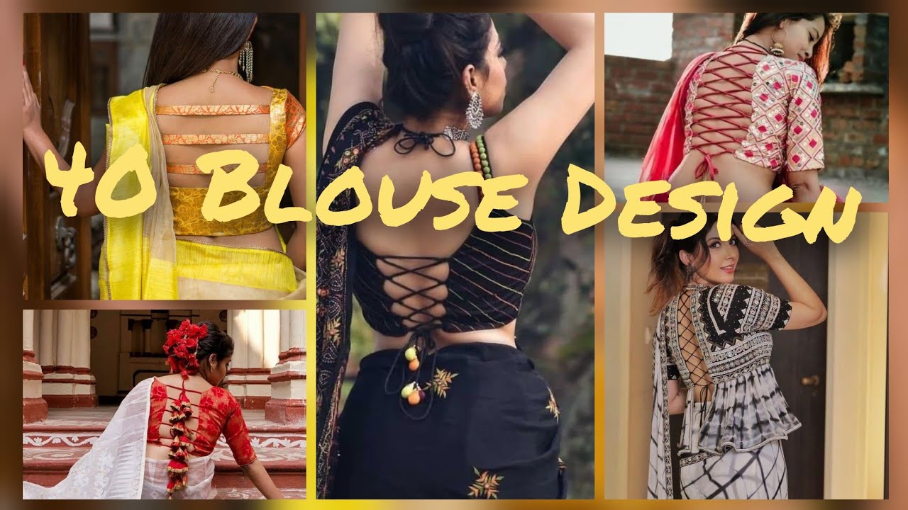 40 Different Type Blouse Back Design