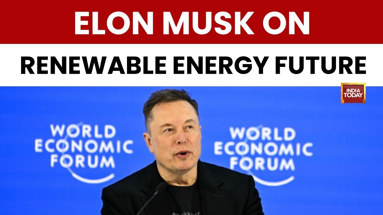 Elon Musk: '100 miles by 100 miles' of Solar is Enough to Power the Entire United States | WEF 2026