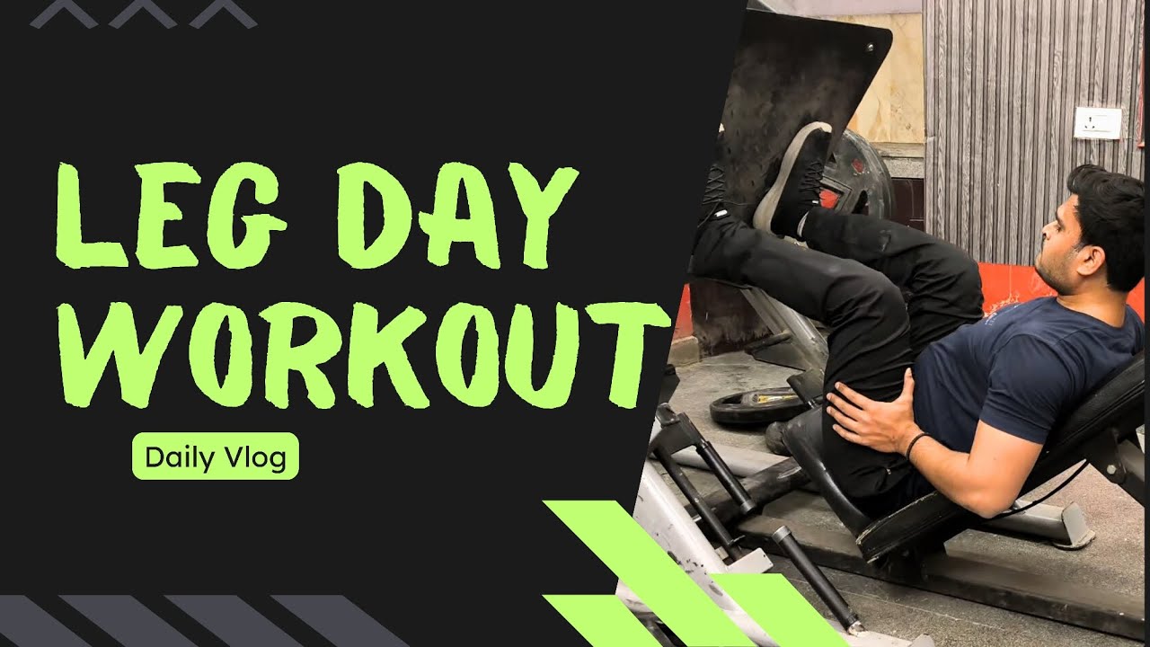 Leg Day Workout || Daily Vlog #dailyvlog #legday #fyp #trending #gymvlog 
