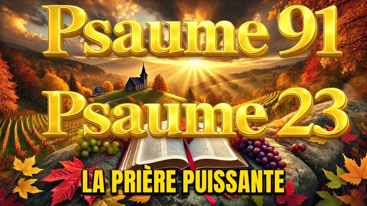 PRIÈRE DU JOUR 14 MARS – PSAUME 91 et PSAUME 23–Les deux PRIÈRES LES PLUS PUISSANTES de la BIBLE