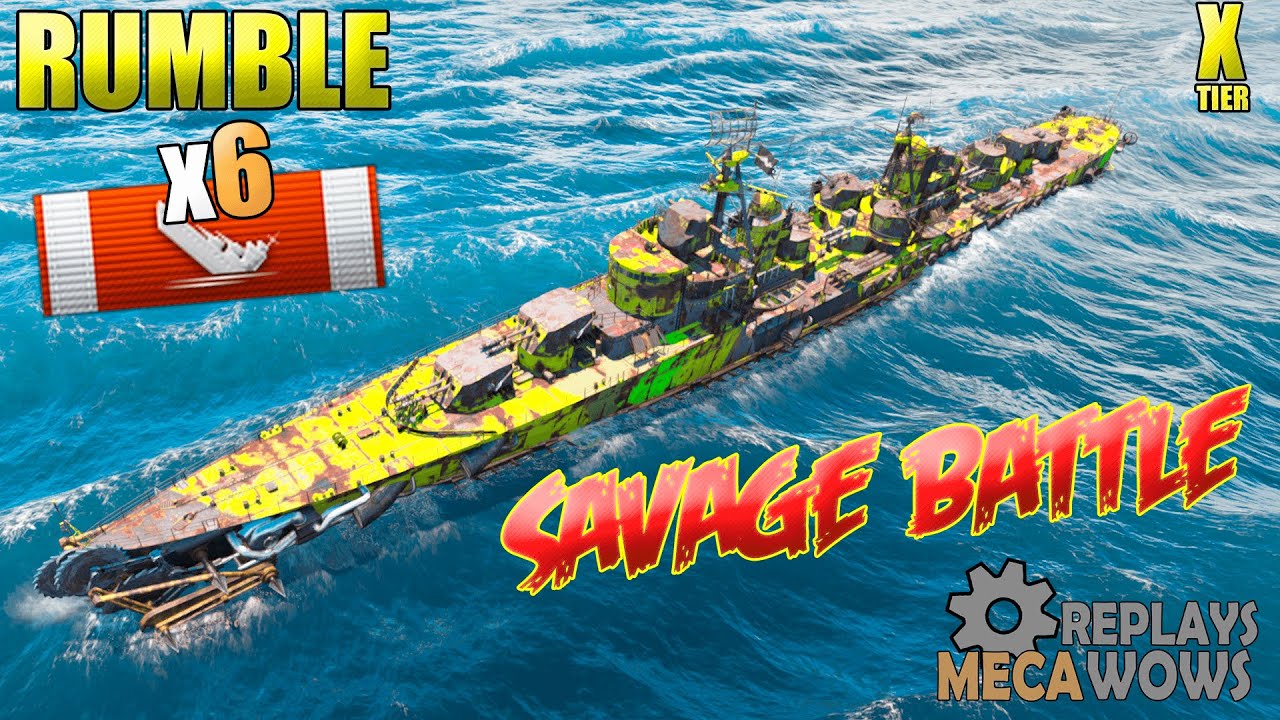 Savage Battle Rumble - 6 Kills 89k Damage | World of Warships Gameplay