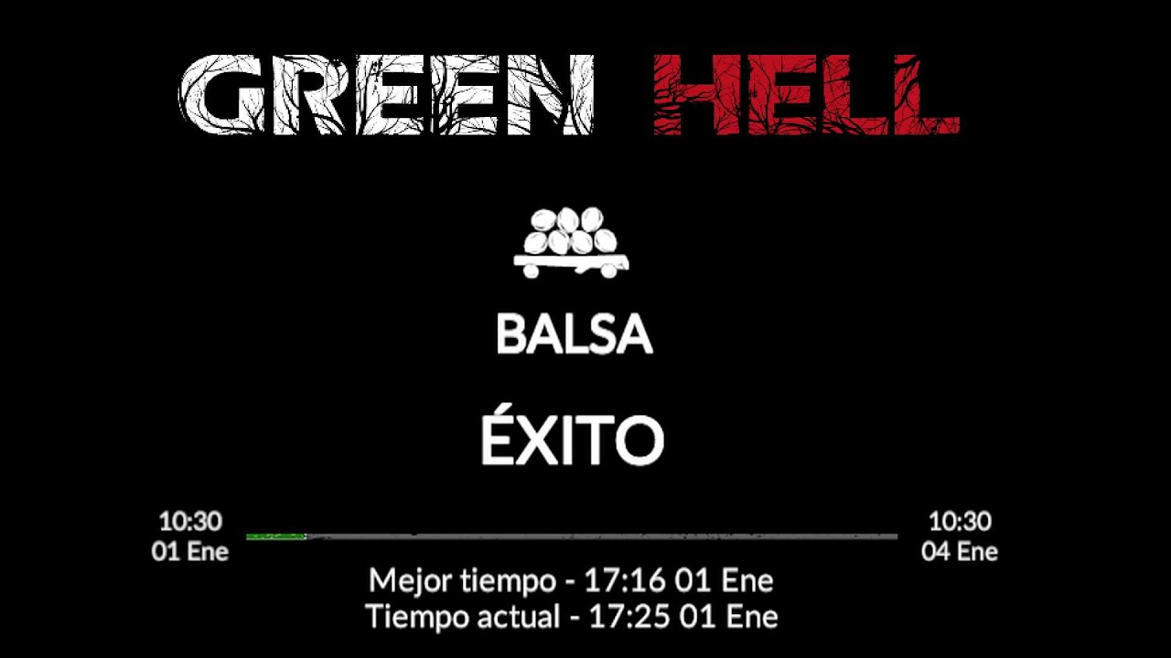 🕹️Desafio de la Balsa en Speedrun T2 - Green Hell Gameplay Español
