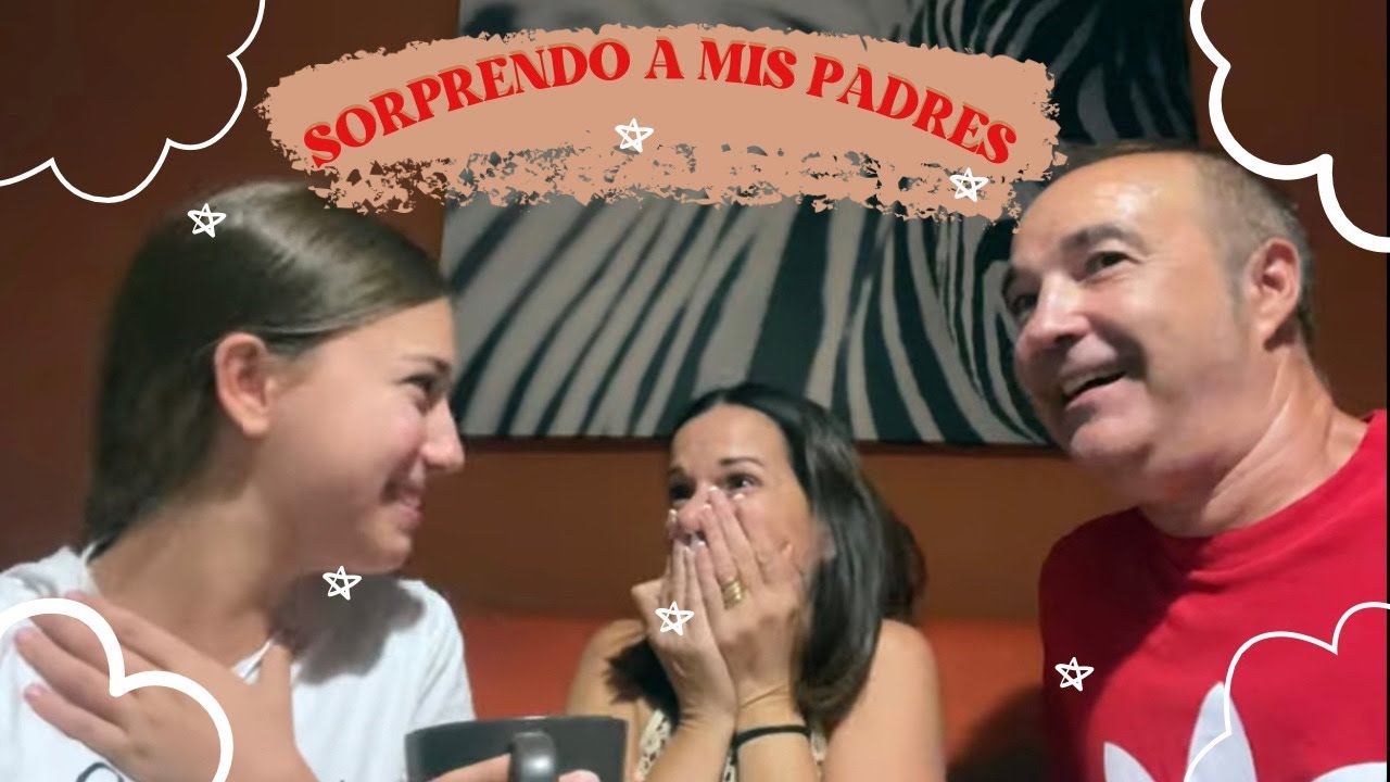 TELMA SORPRENDE A SUS PADRES
