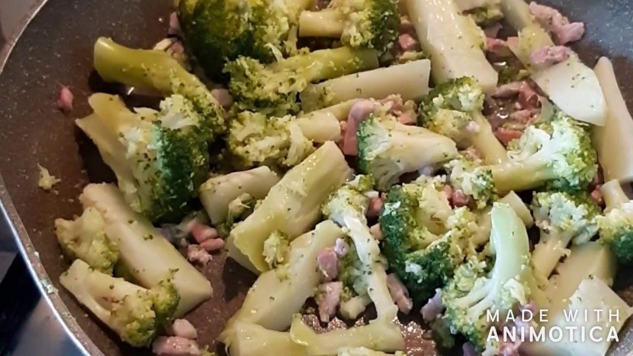 PASTA CON BROCCOLI E PANCETTA